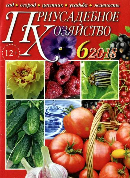 Приусадебное хозяйство №6 июнь 2018 + приложения Цветы в саду и дома Дачная кухня