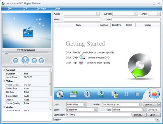 Joboshare DVD Ripper Platinum 3.2.4.1202