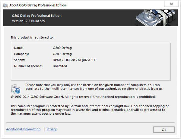 O&O Defrag Professional