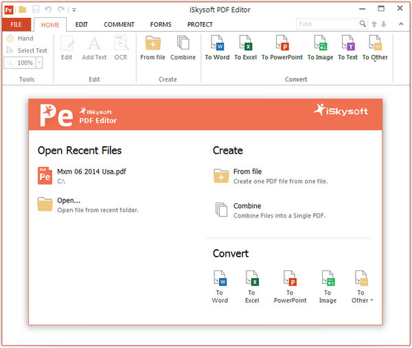 iSkysoft PDF Editor