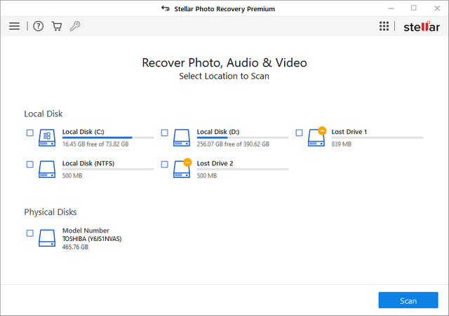 Stellar Photo Recovery