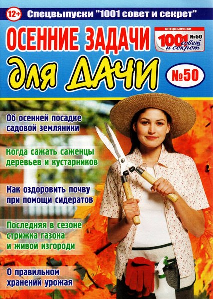 1001 совет и секрет. Спецвыпуск №50 (сентябрь 2014). Осенние задачи для дачи