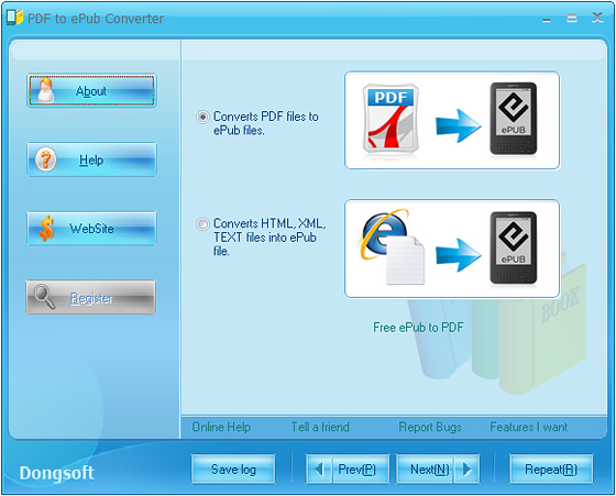 PDF to ePub Converter