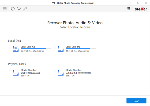 Stellar Photo Recovery