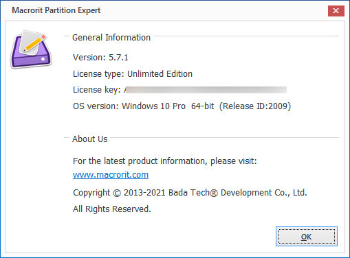 Macrorit Partition Expert 5.7.1