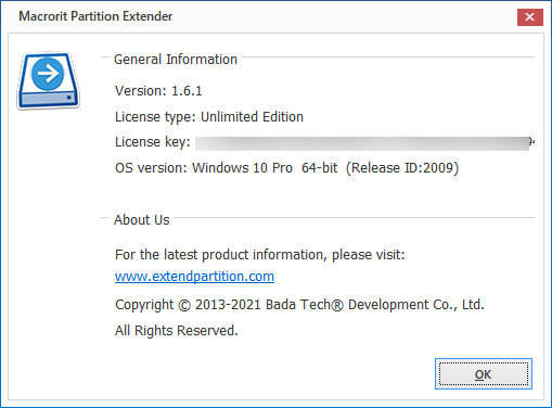 Macrorit Partition Extender 1.6.1