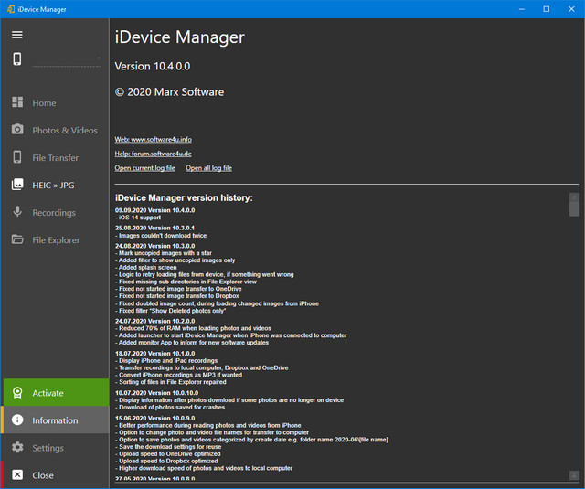 iDevice Manager Pro Edition 10.4.0.0