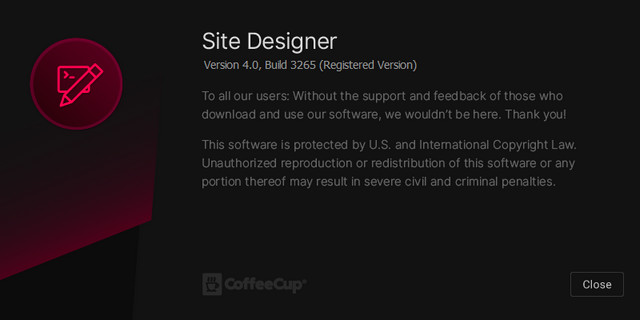 CoffeeCup Responsive Site Designer 4.0 Build 3265