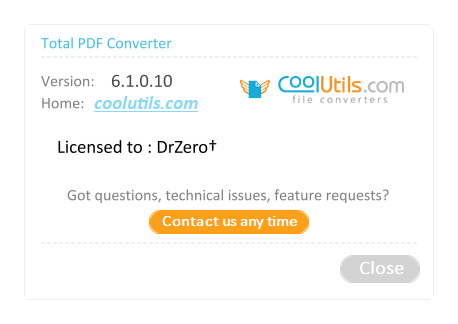 Coolutils Total PDF Converter 6.1.0.10