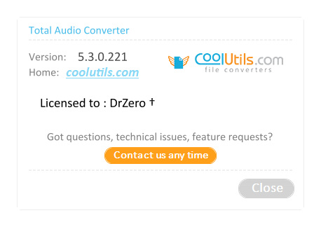 CoolUtils Total Audio Converter 5.3.0.221