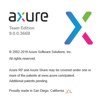 Axure RP Pro / Team / Enterprise 9.0.0.3669