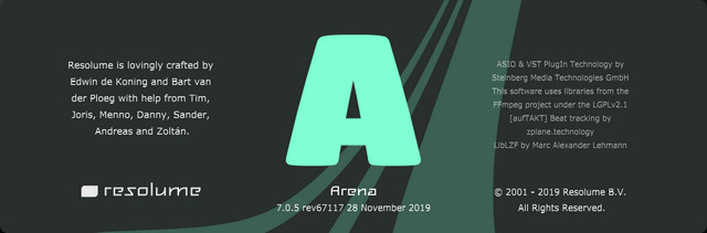 Resolume Arena 7.0.5