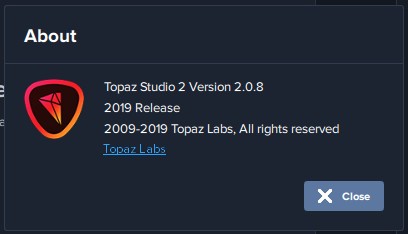 Topaz Studio 2.0.8