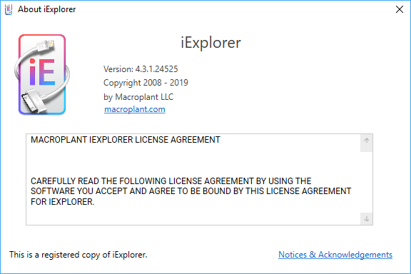 iExplorer 4.3.1.24525