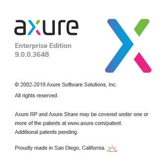 Axure RP Pro / Team / Enterprise 9.0.0.3648