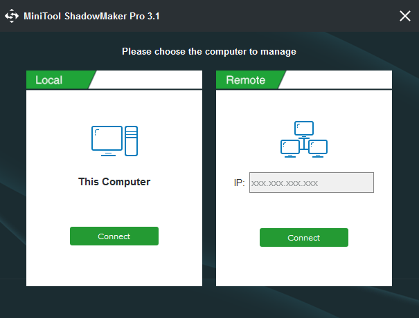 MiniTool ShadowMaker Pro 3.1