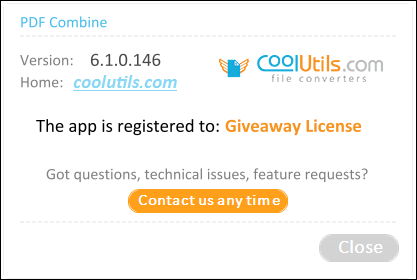 CoolUtils PDF Combine 6.1.0.146