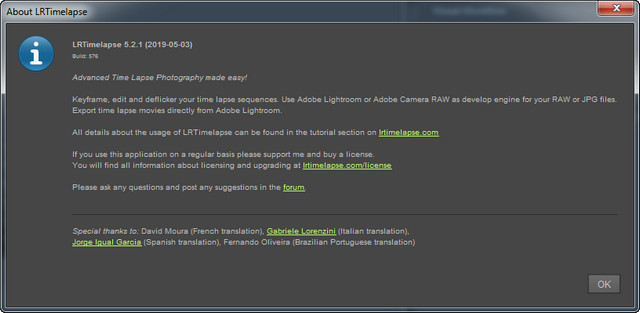 LRTimelapse Pro 5.2.1 Build 576