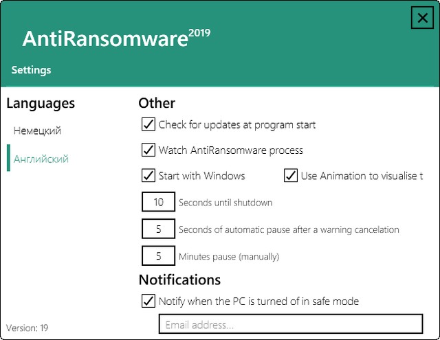 Abelssoft AntiRansomware 2019.19