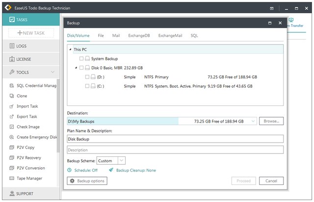 EaseUS Todo Backup Technician 11.0.1.0