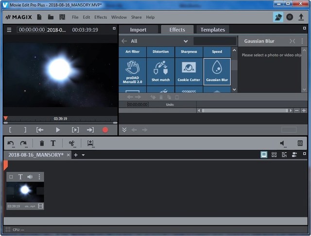 MAGIX Movie Edit Pro 2019 Plus 18.0.1.204