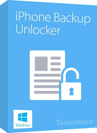 Tenorshare iPhone Backup Unlocker Profesional