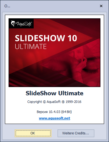 AquaSoft SlideShow Ultimate 10.4.03