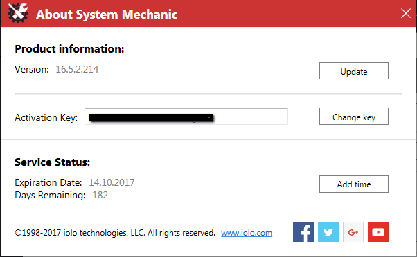 System Mechanic 16.5.2.214