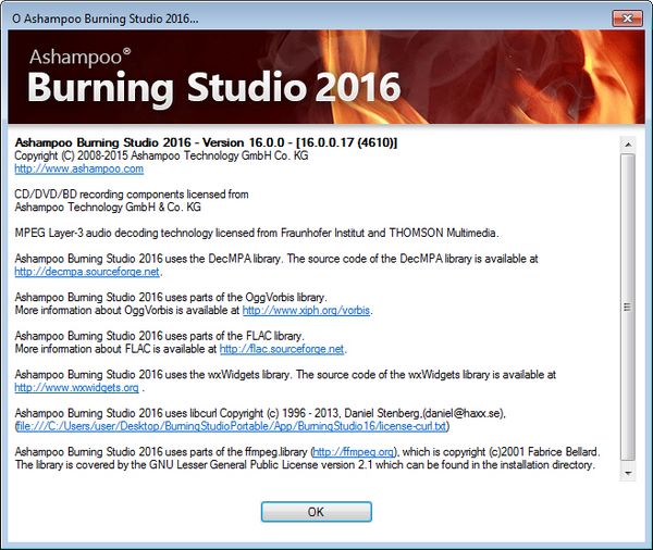 Portable Ashampoo Burning Studio 2016 16.0.0.17