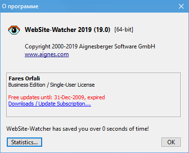 WebSite-Watcher 2019 