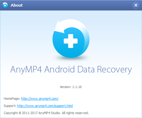 AnyMP4 Android Data Recovery 1.1.16