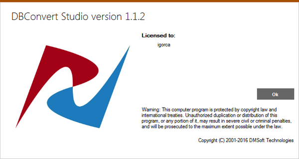 DBConvert Studio 1.1.2