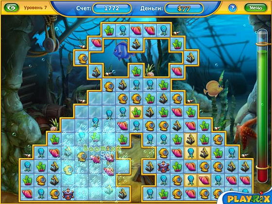 скриншот игры Fishdom 2. Эксклюзив