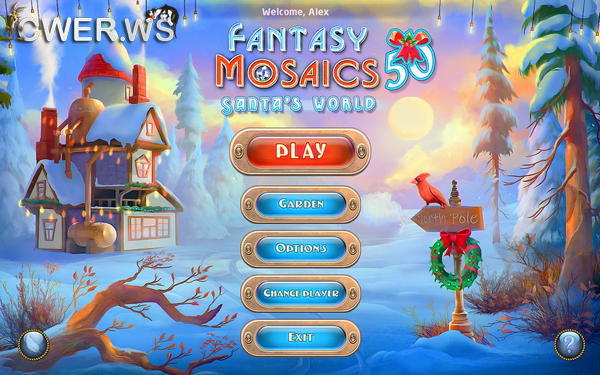 скриншот игры Fantasy Mosaics 50: Santa’s World