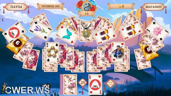 скриншот игры Samurai Solitaire: Threads of Fate