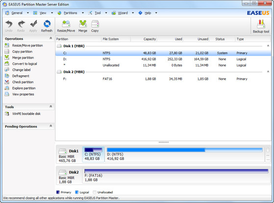 EASEUS Partition Master