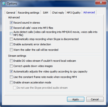 Evaer Video Recorder for Skype