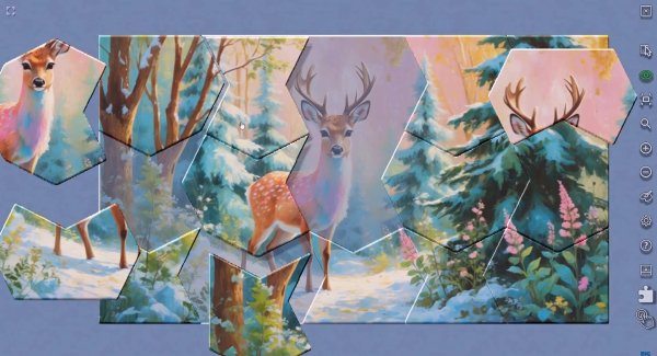 Just Puzzles: Watercolor Winter