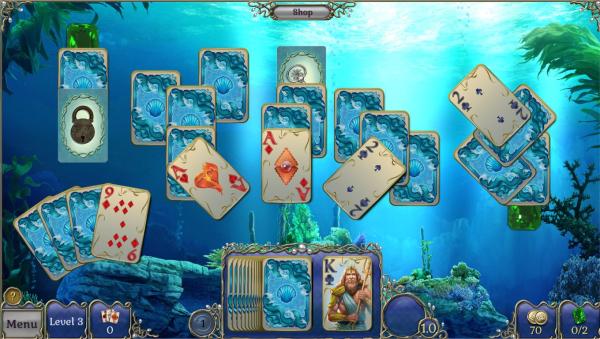 Jewel Match Atlantis Solitaire