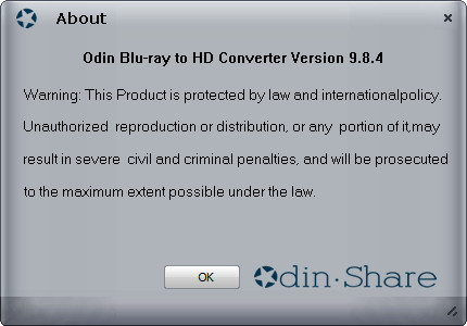 Odin Blu-ray to HD Converter 9.8.4