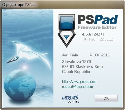 PSPad 4.5.6.2427