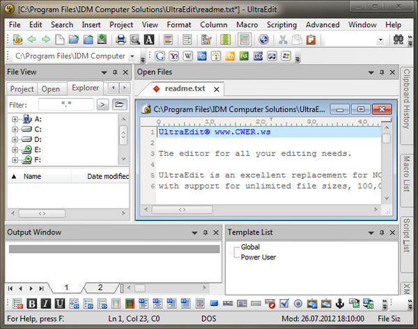 UltraEdit Professional 18