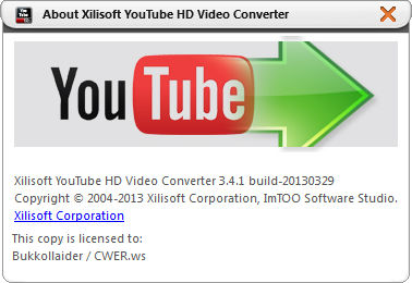 Xilisoft YouTube HD Video Converter 3.4.1.20130329