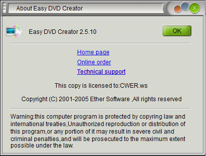 Easy DVD Creator 2.5.10