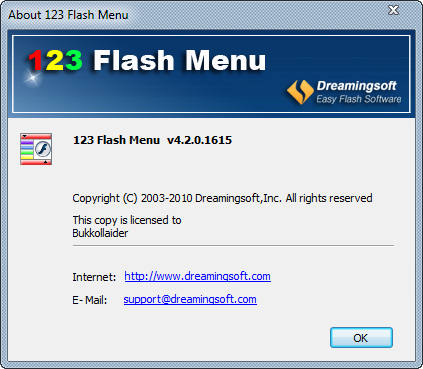 123 Flash Menu 4.3.0.1700