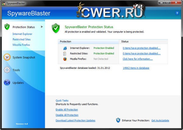 SpywareBlaster 4.6