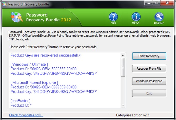 Password Recovery Bundle