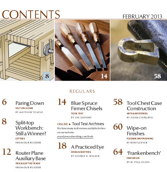 Popular Woodworking №202 (February 2013)с1