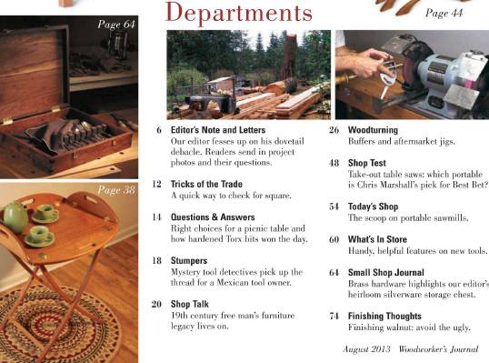 Woodworker's Journal №4 (August 2013)с1